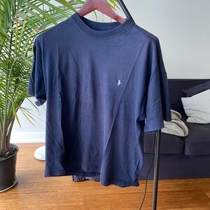 Men's Navy Blue Polo Shirt Medium